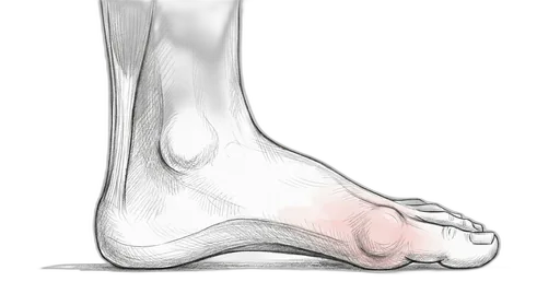 Hallux Valgus (Bunion) — Medial view