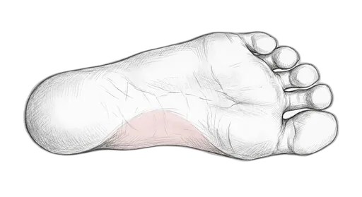 Pes Planus (Flatfoot) — Plantar view