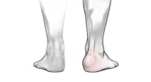 Haglund's Deformity — Posterior view