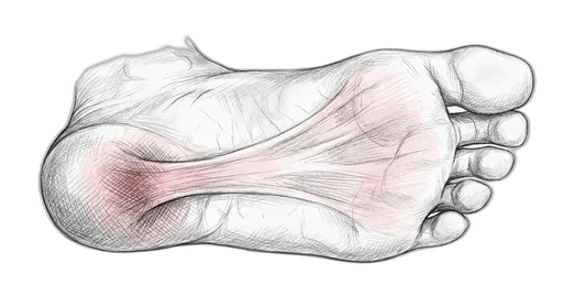 Plantar Fasciitis — Plantar view